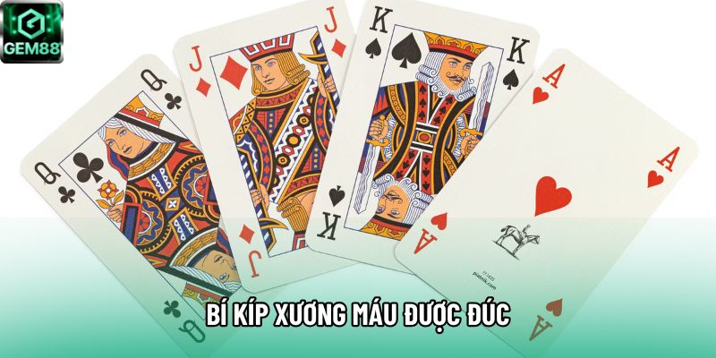 Bí kíp xương máu được đúc Bí kíp xương máu được đúc